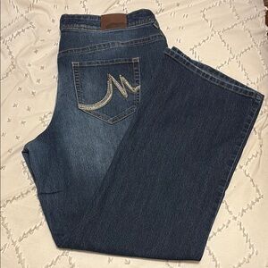 Maurices Dark Blue Boot Cut Jeans